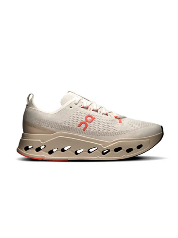 ON Running Mens Cloudsurfer Max Ivory Salmon